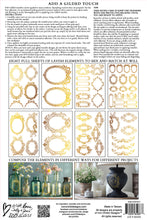 Load image into Gallery viewer, Petits Ornements, Ornaments, Foil, IOD Iron Orchid Designs,  Gold Gilded Transfer Pad (Copy)