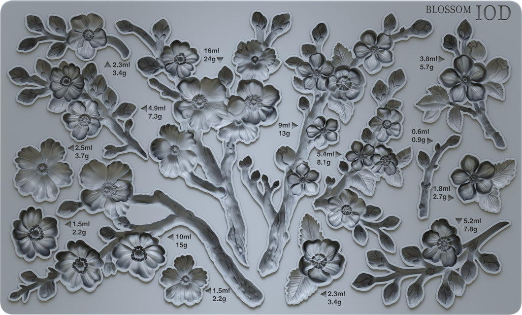 IOD, Iron Orchid Designs, Blossom Mould, Mold, New for Spring 2025